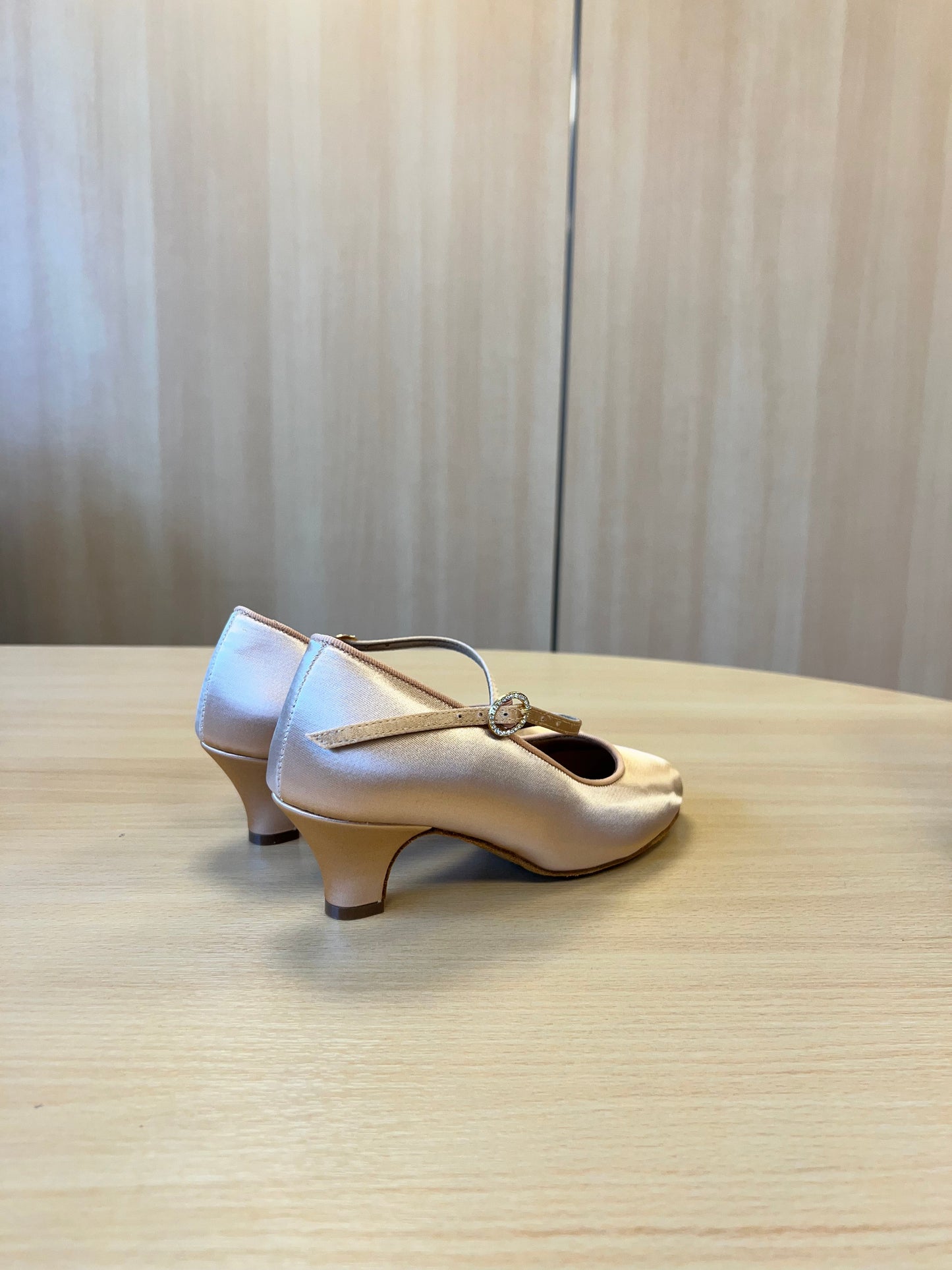 ICS RT S/Strap - Peach Satin (Size 3.5XW)