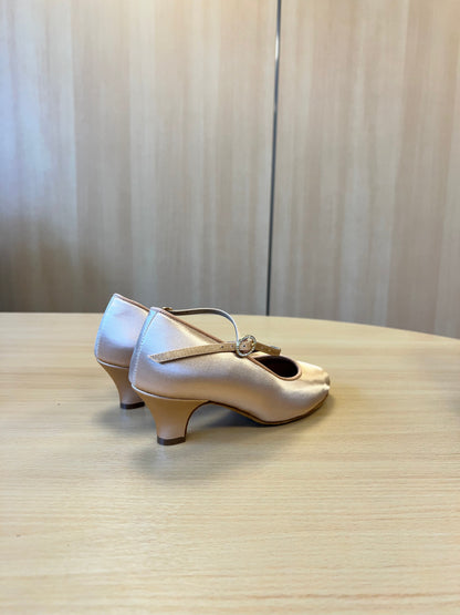 ICS RT S/Strap - Peach Satin (Size 3.5XW)