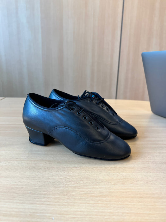 Boys Rumba - Black Calf (Size 2)