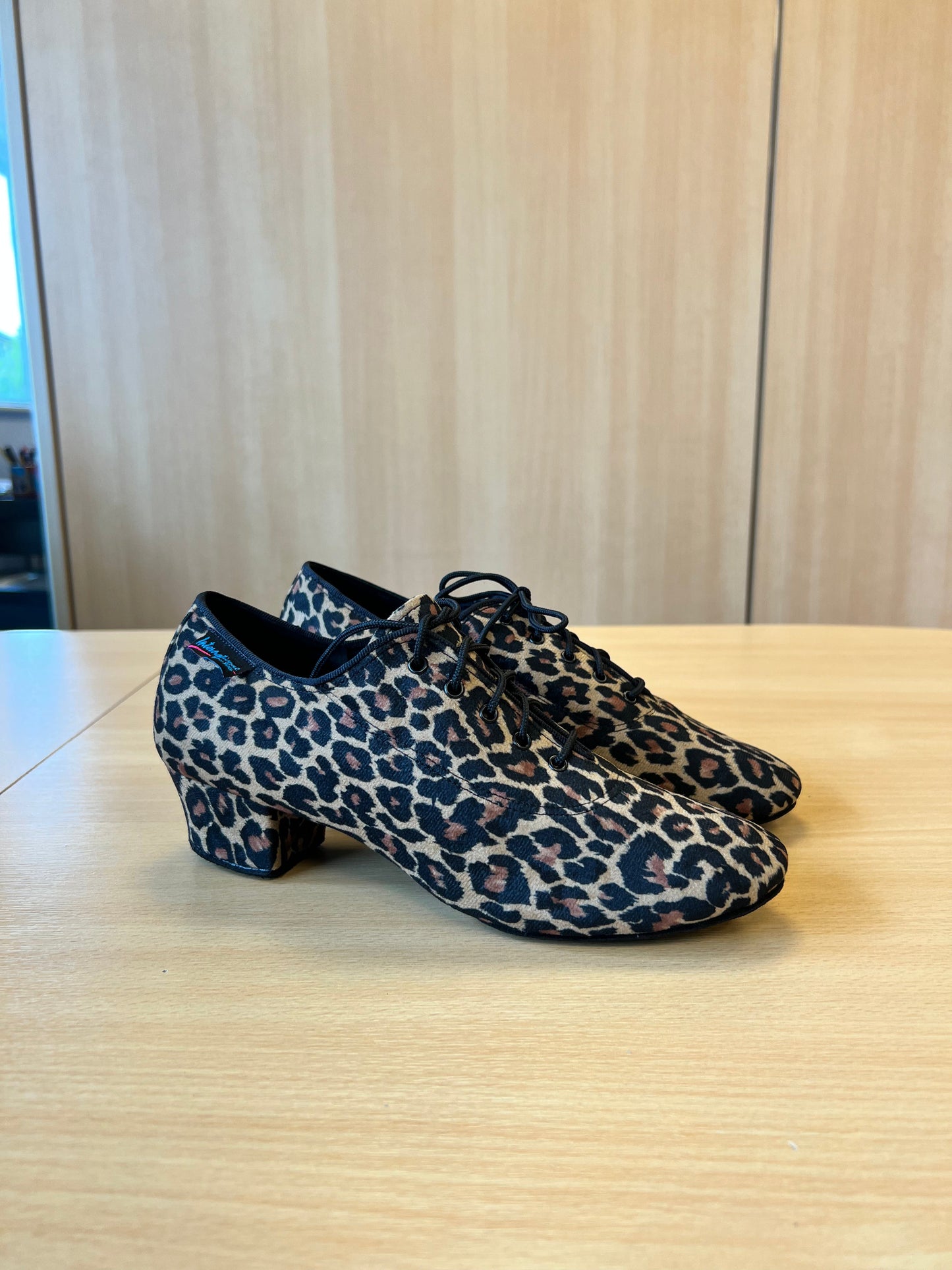 Heather Split-Sole - Leopard (Size 8.5)