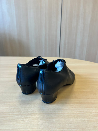 Rumba Duo - Black Calf/Black Patent (Size 11)