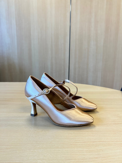 ICS SS S/Strap - Peach Satin (Size 3)