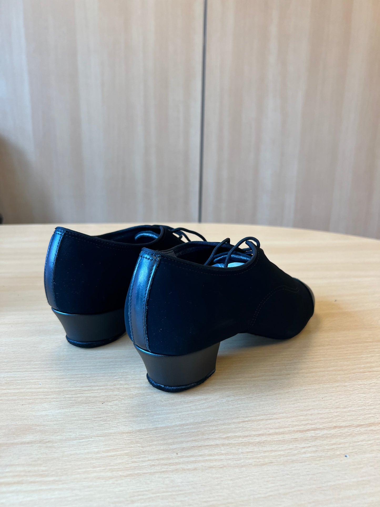 Rumba Duo - Black Nubuck/Black Calf (Size 6)