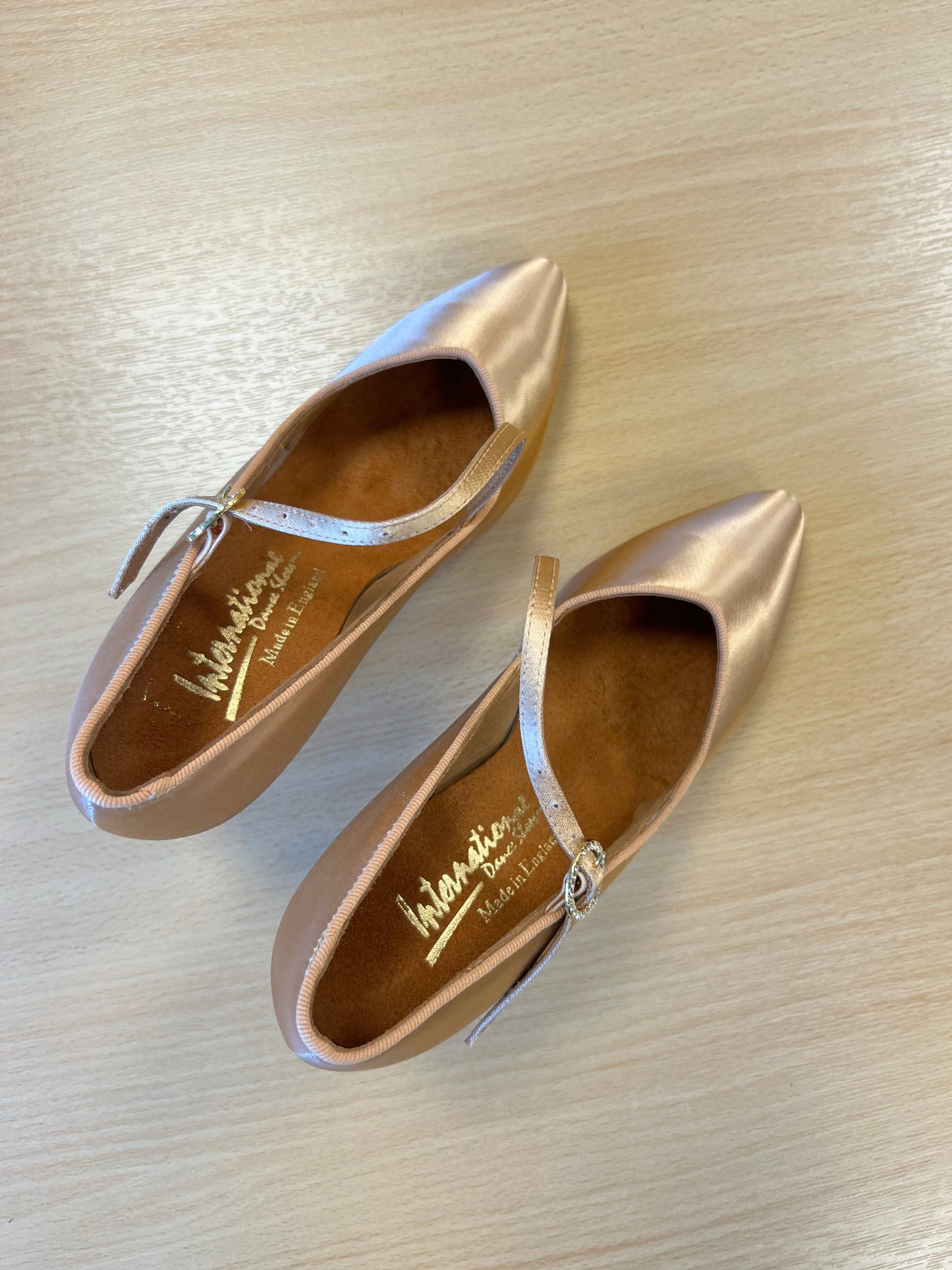 ICS SS S/Strap - Peach Satin (Size 3)