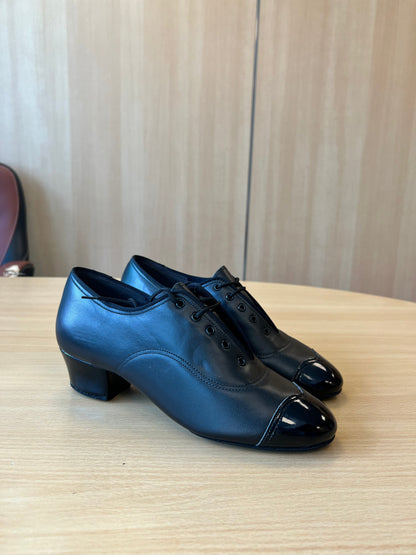 Rumba Duo - Black Calf/Black Patent (Size 7)
