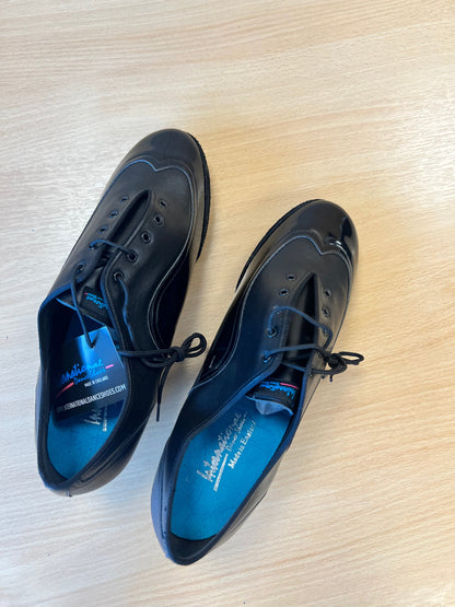 Jones - Black Calf/Black Patent (Size 10.5W)