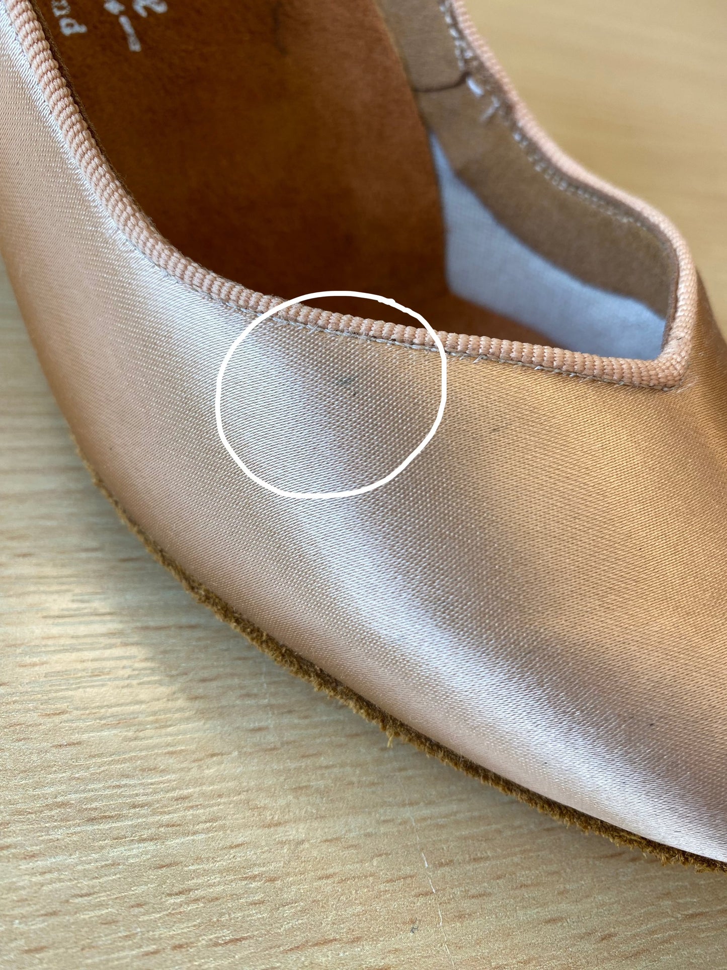 ICS Vista - Peach Satin - Size 6 - Regular