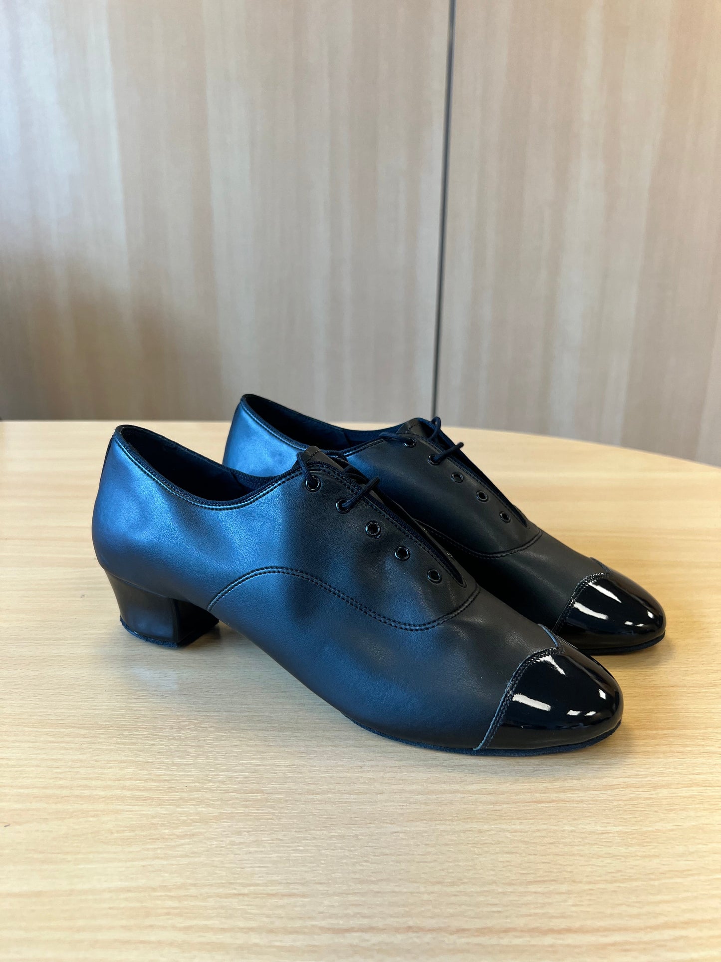 Rumba Duo - Black Calf/Black Patent (Size 11)
