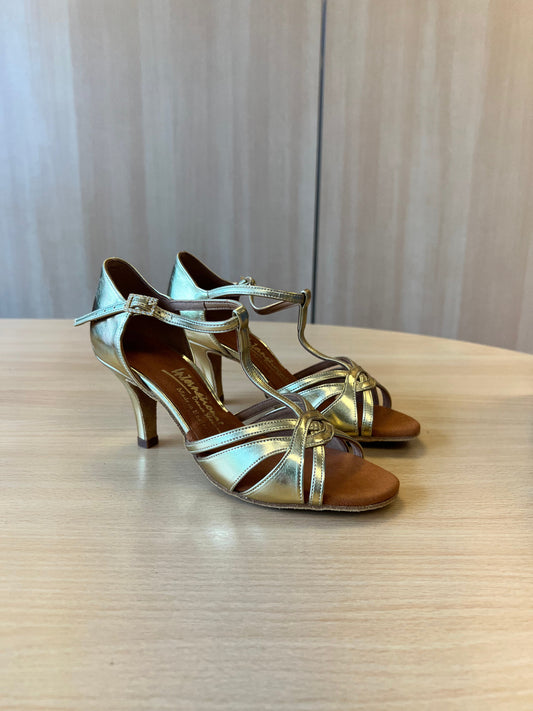 Mia T-Bar - Gold NotCalf (Size 5.5)