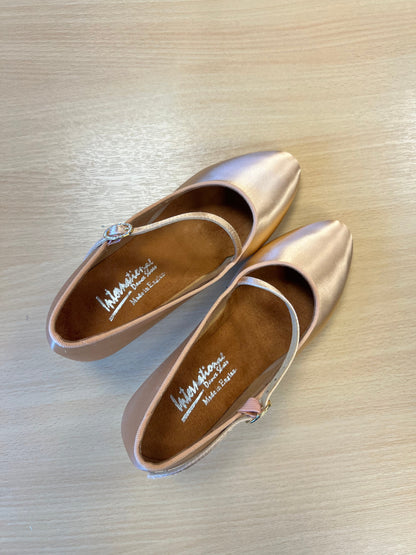 ICS RT S/Strap - Peach Satin (Size 3.5XW)