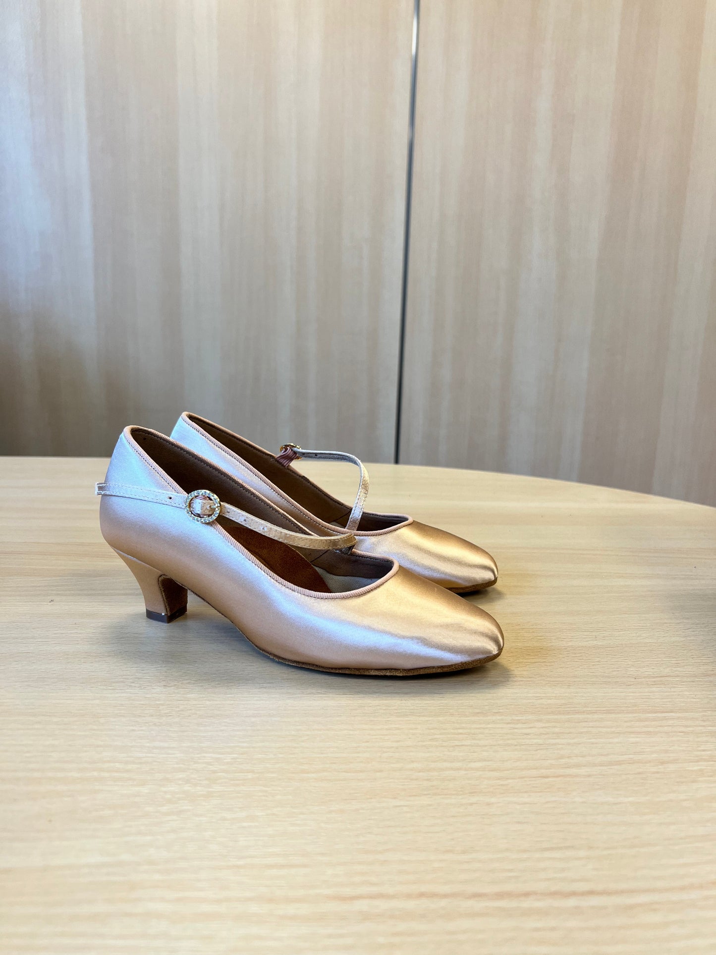 ICS RT S/Strap - Peach Satin (Size 3.5XW)