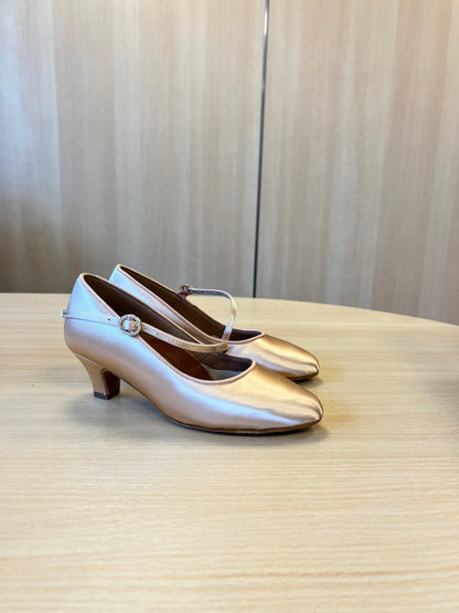 ICS RT S/Strap - Peach Satin (Size 3.5XW)