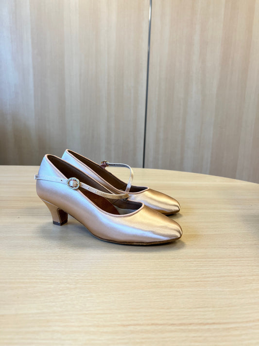 ICS RT S/Strap - Peach Satin (Size 3.5XW)