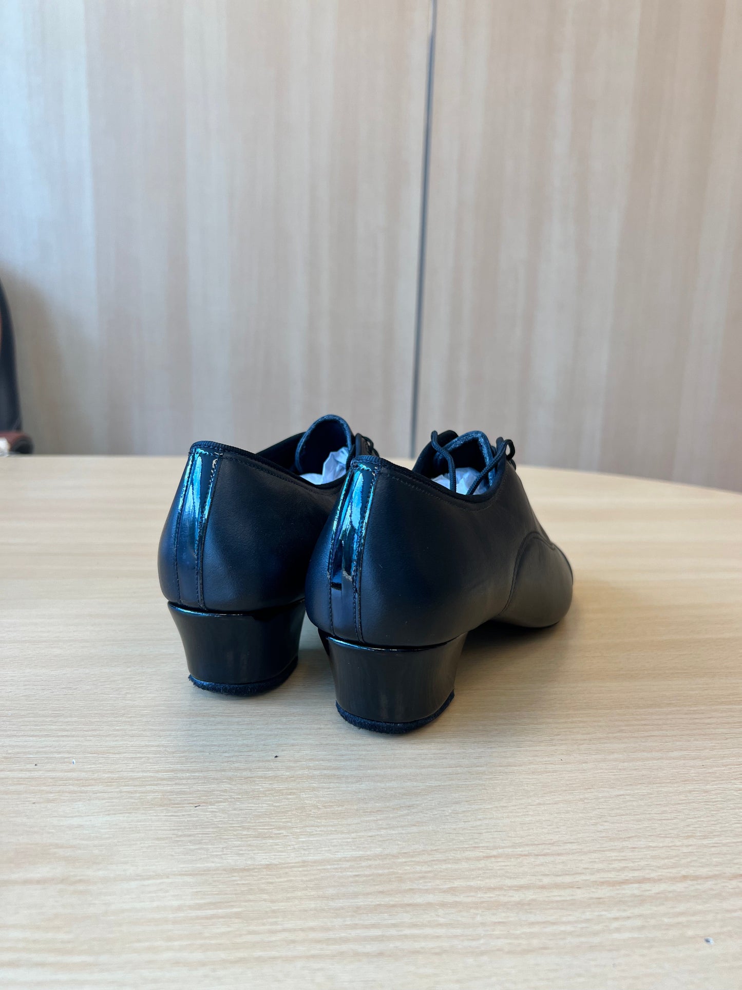 Rumba Duo - Black Calf/Black Patent (Size 7)